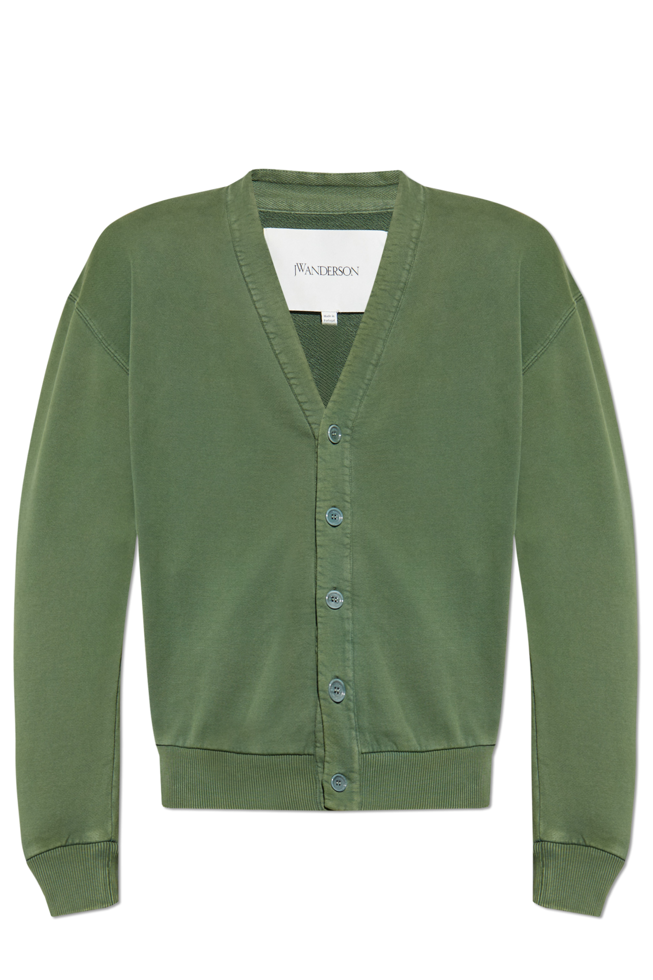 Green Cotton cardigan JW Anderson - Vitkac Italy